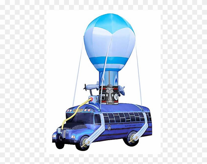 Image Via Spirit Halloween - Fortnite Battle Bus Png Clipart #5921037