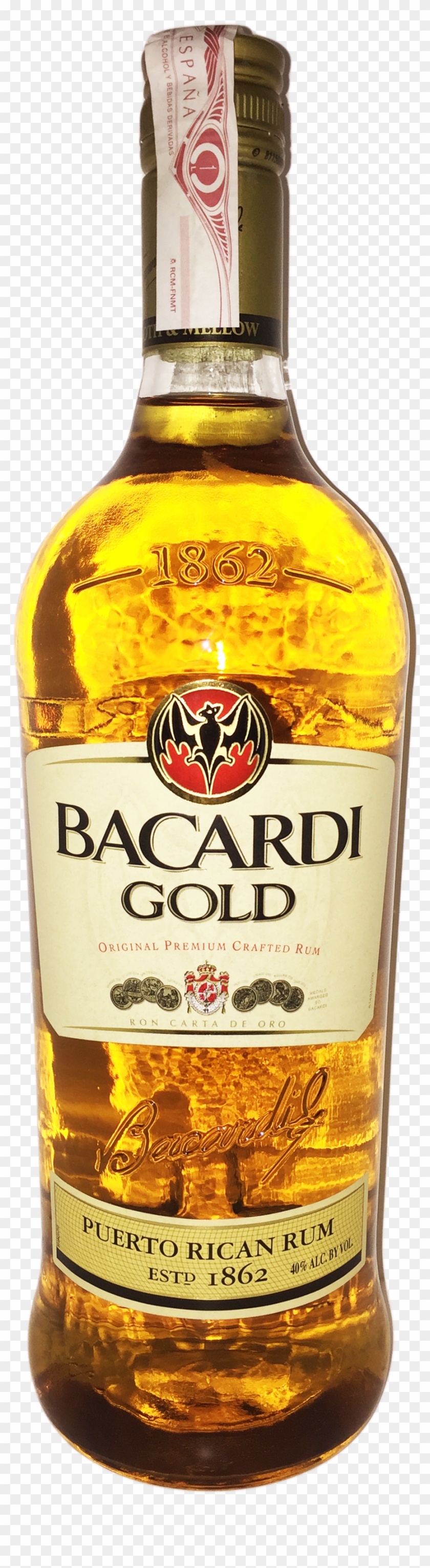 Picture Alcohol Vector Bottle Bacardi - Bacardi Clipart #5921112