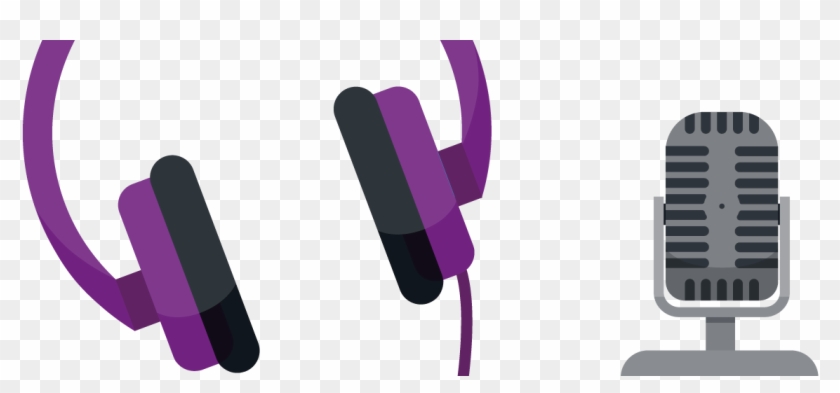 Headphone Transparent Podcast - Free Podcast Clipart