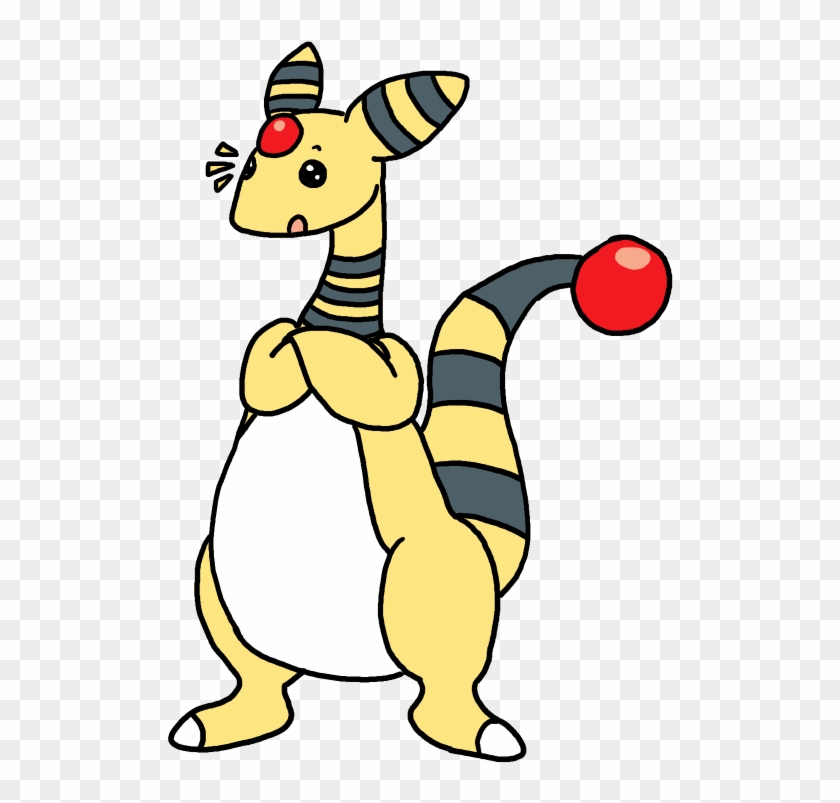 Ampharos - Cartoon Clipart