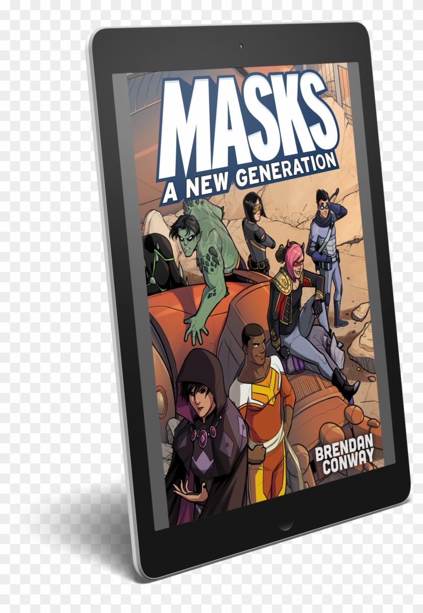 Masks Ereader - Tablet Computer Clipart