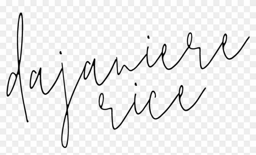 Dajaniere Rice Visual Artist And Graphic Designer - Calligraphy Clipart