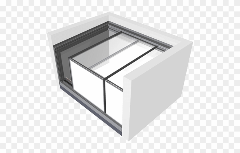The Three Wall Box Skylight Makes It Possible To Integrate - Architecture Clipart #5922210