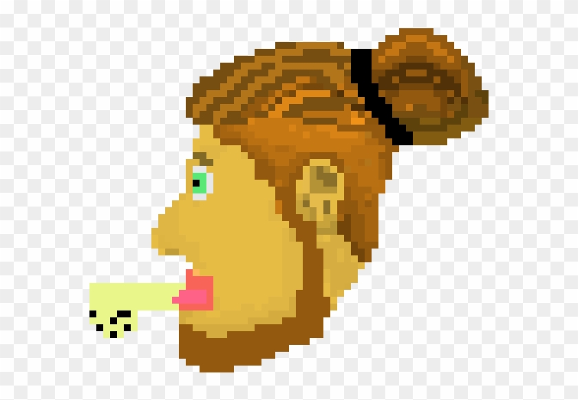 Manbun - Cartoon Clipart #5922479