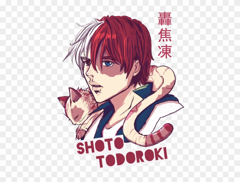 Shoto Todoroki Cat Clipart #5922950