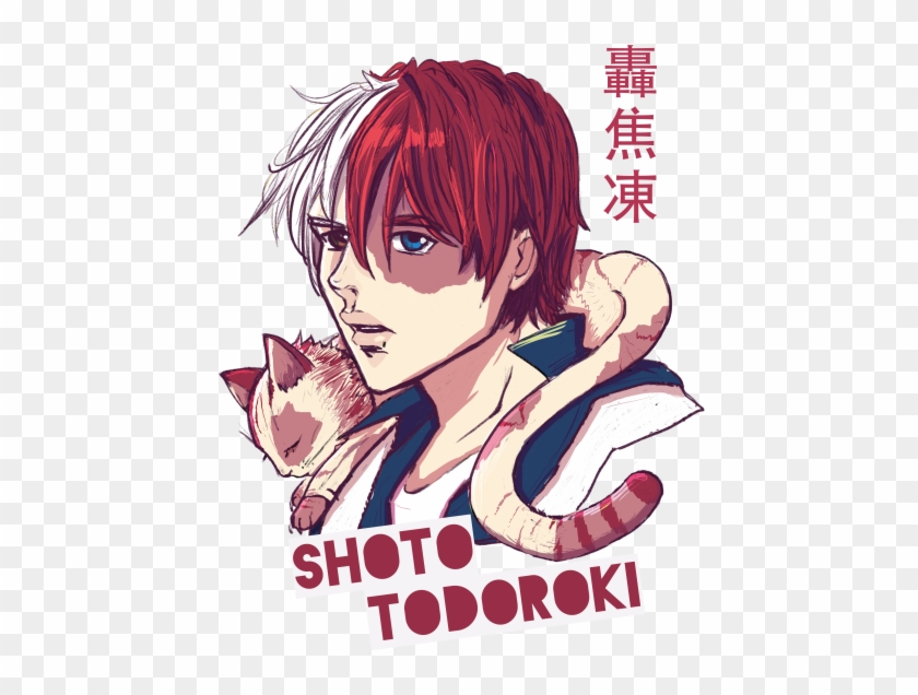 Shoto Todoroki Cat Clipart