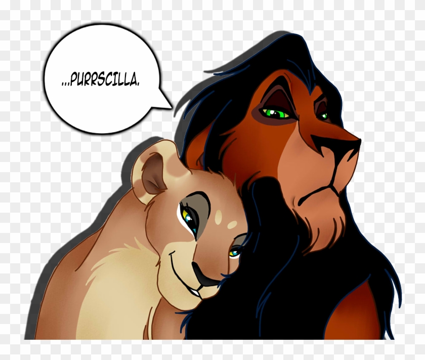 Scar X Zahara - Cartoon Clipart #5923478