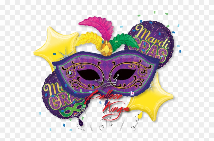 Mardi Gras Masks - Transparent Mardi Gras Png Clipart