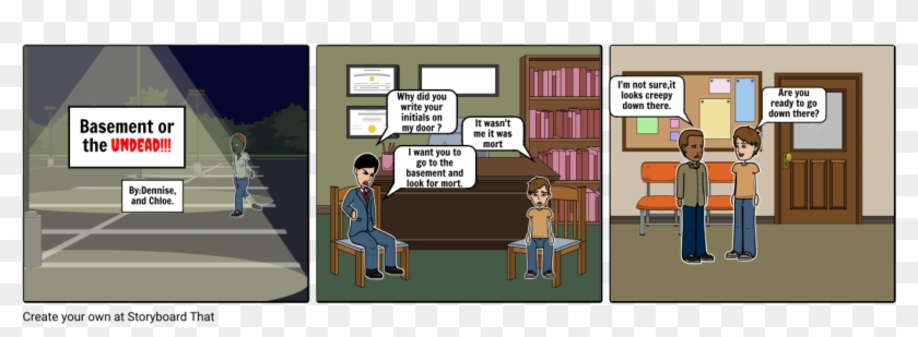 Basement Of The Undead - Cartoon Clipart