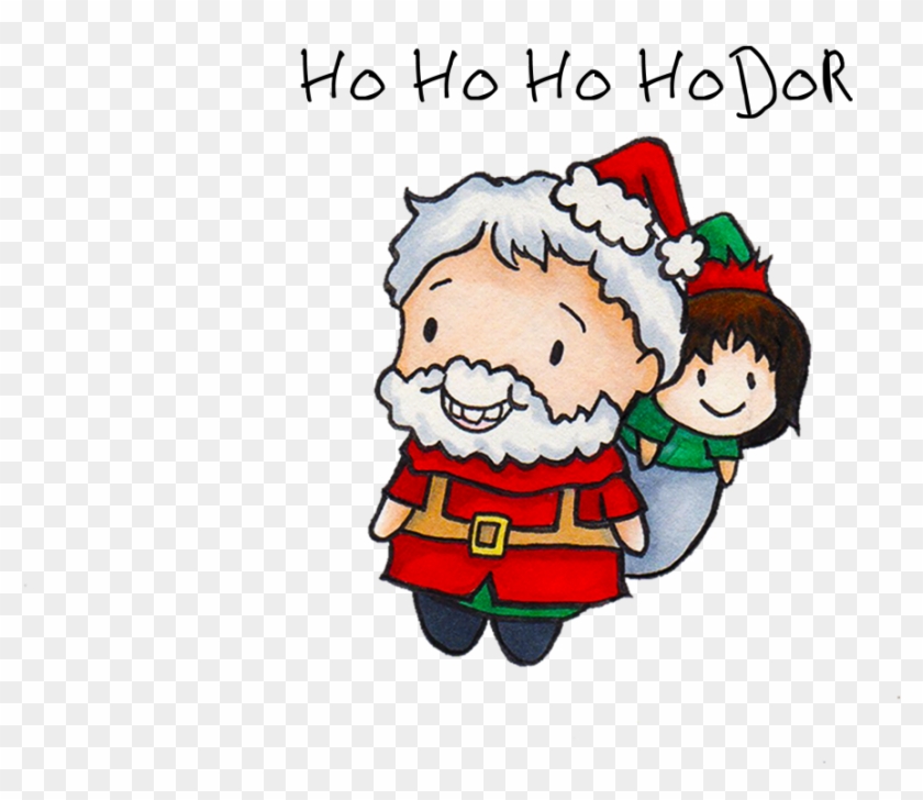 Adorable Arya And Hodor Greeting Card Designs By Charsheeeshop - Cartoon Clipart