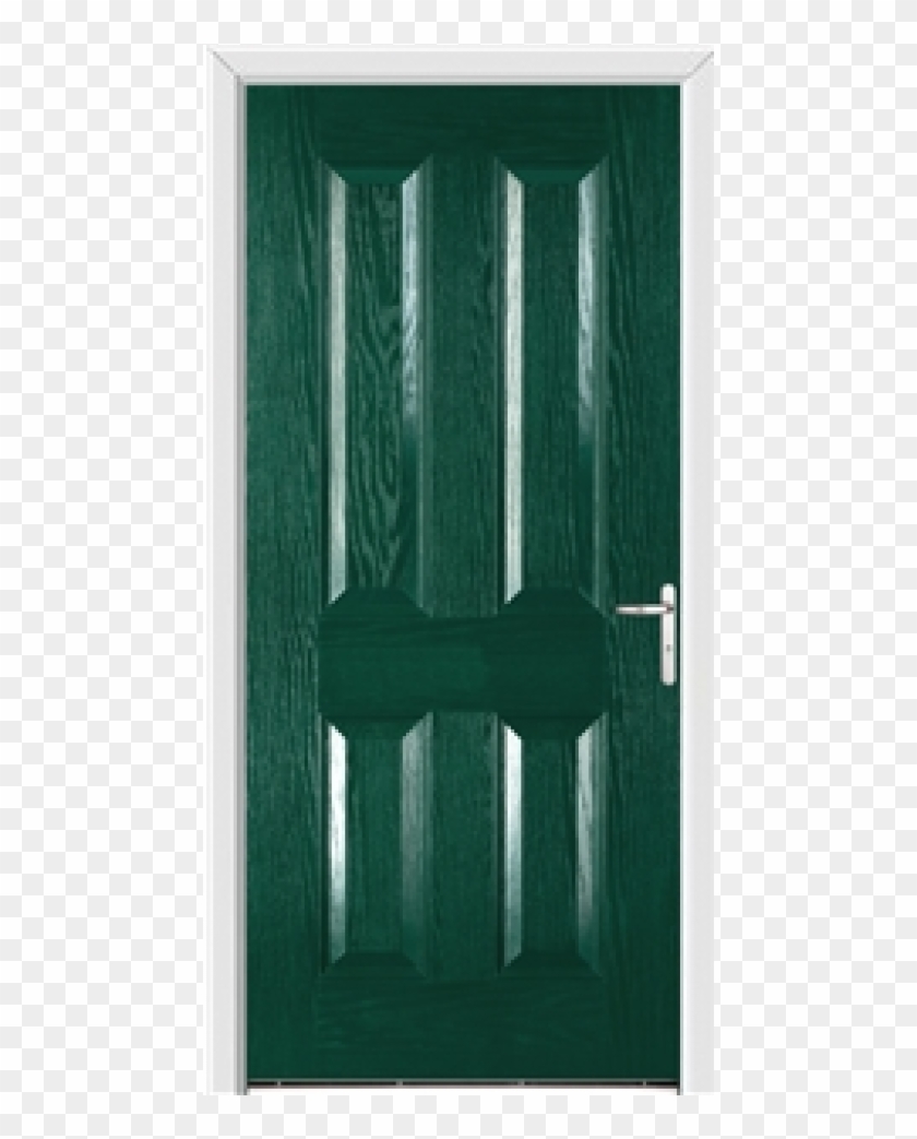 Richmond Green External Fire Door With Frame And Ironmongery - Screen Door Clipart #5925255