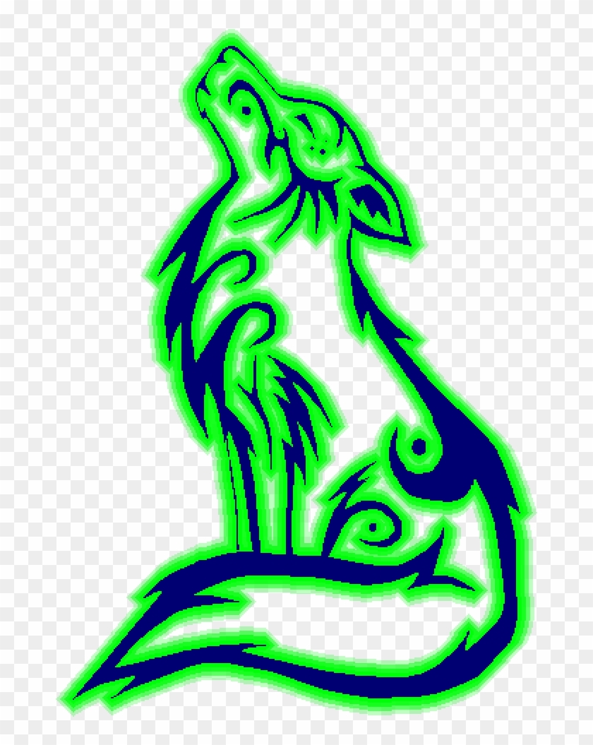 Glowing Line Png - Wolf Easy First Nation Art Clipart