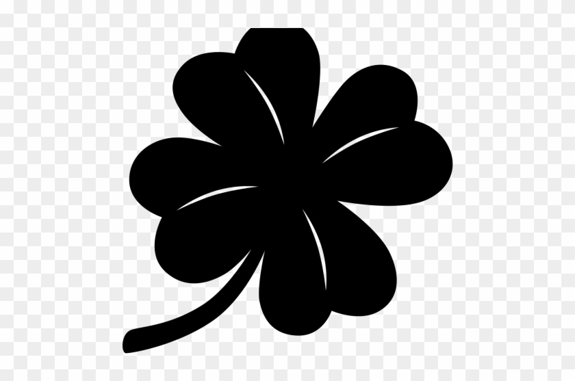 Clover Clipart Tattoo - Black Shamrock Clipart - Png Download #5925658