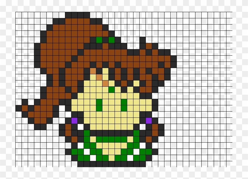Sailor Jupiter Perler Bead Pattern / Bead Sprite - Pixel Art Clipart