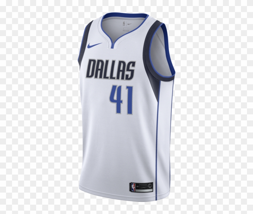 Dallas Mavericks Nike On Court Dirk Nowitzki Association - Luka Doncic Jersey Clipart #5926098