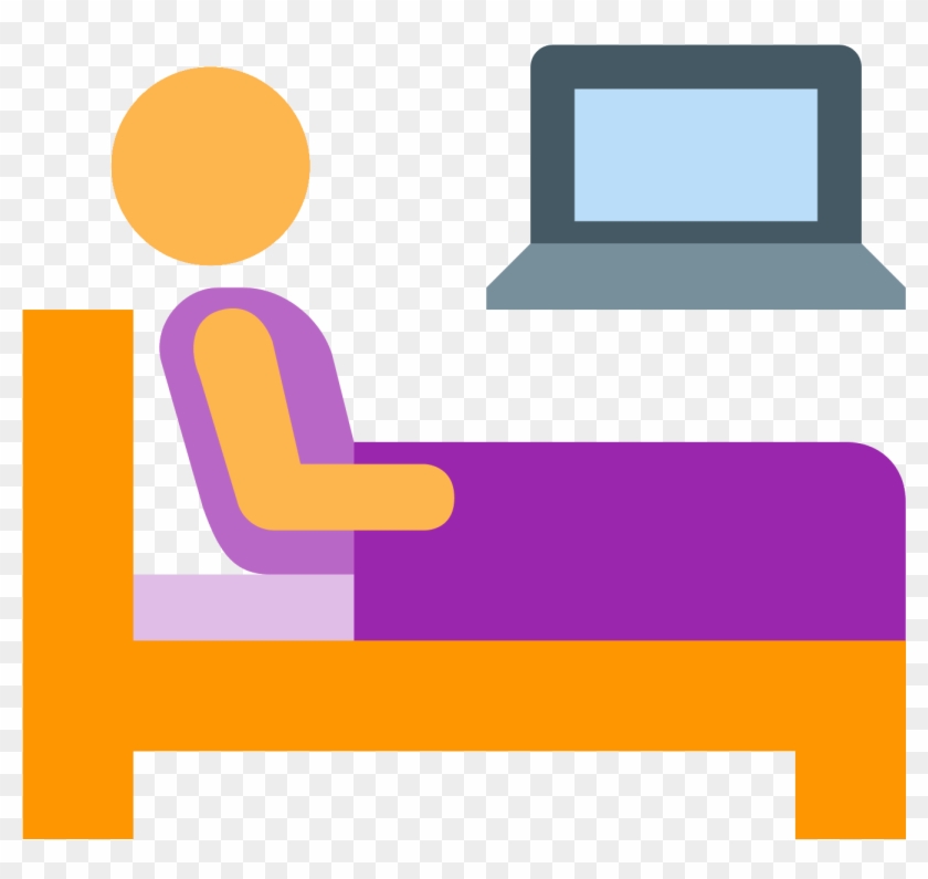 Trabajar En La Cama Icon - Icon Watch Tv Png Clipart #5926248