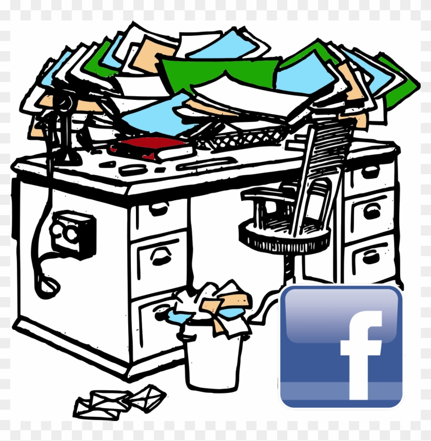 Facebook Genres For English Professors - Messy Clipart Black And White - Png Download