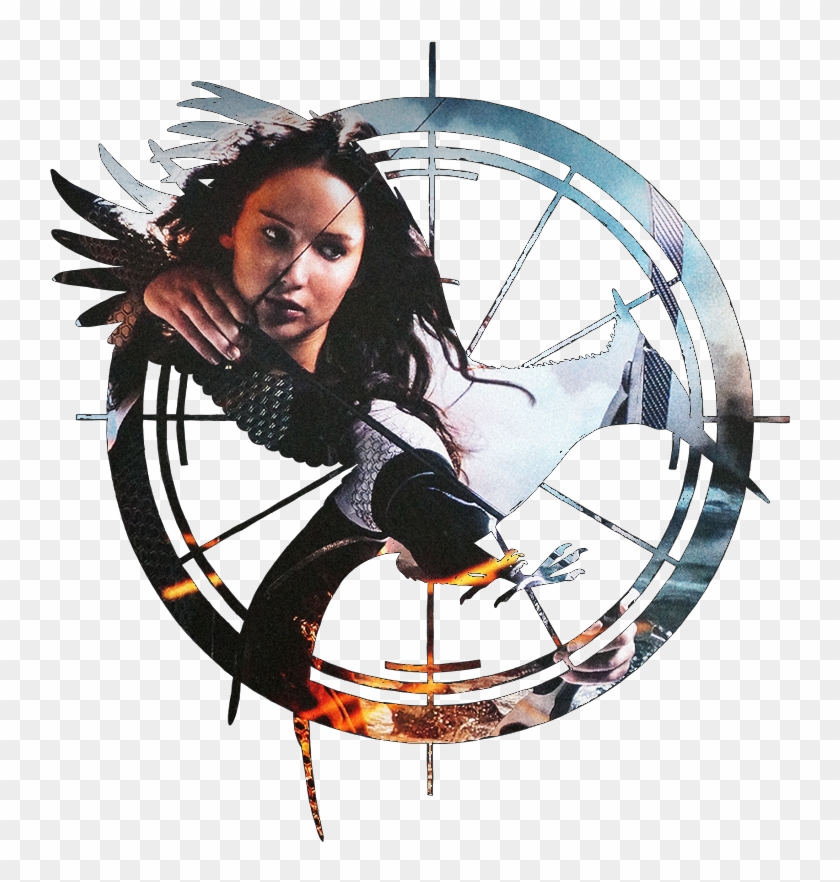 55 Images About Katniss Everdeen On We Heart It - Mockingjay In Catching Fire Clipart