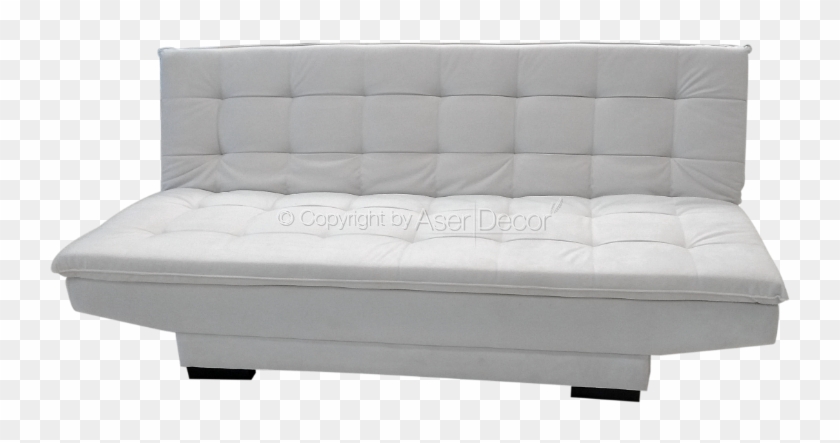 Sofa Cama Leggob Suede Branco Sala Tv 03 - Studio Couch Clipart #5926843