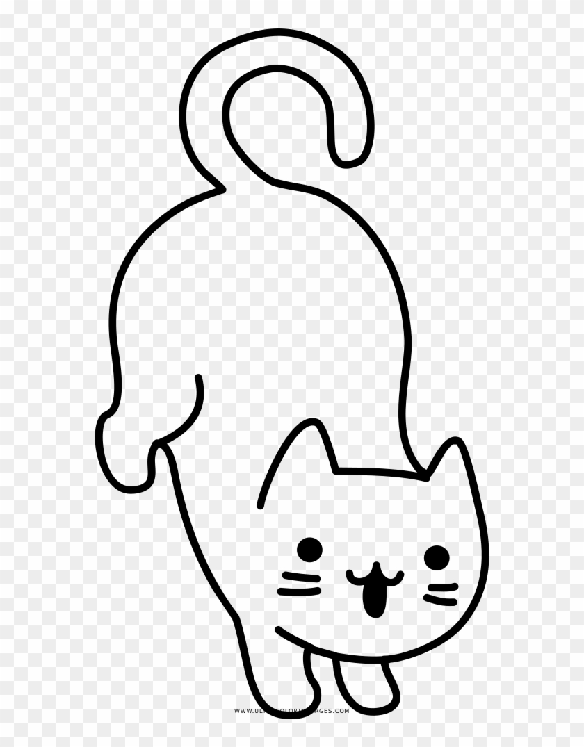 Png Image With Transparent Background - Desenhos Para Colorir De Um Gato Clipart