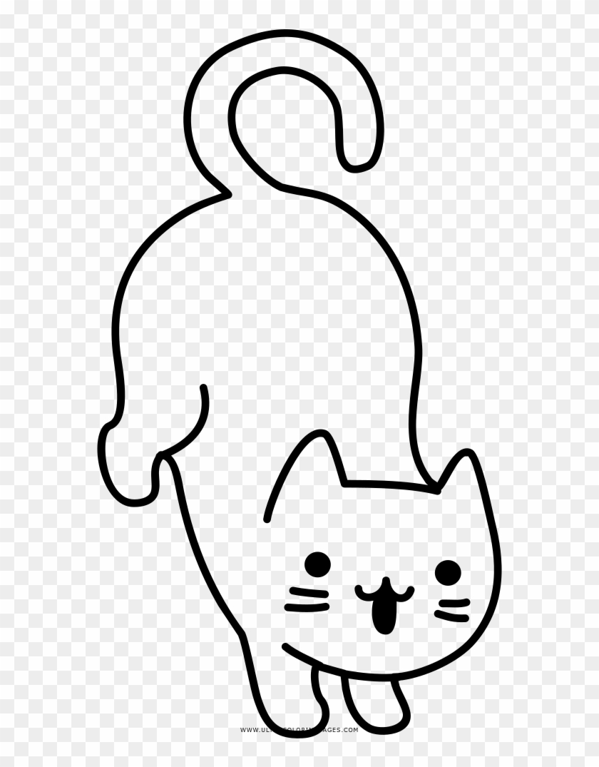 Png Image With Transparent Background - Desenhos Para Colorir De Um Gato Clipart #5927118