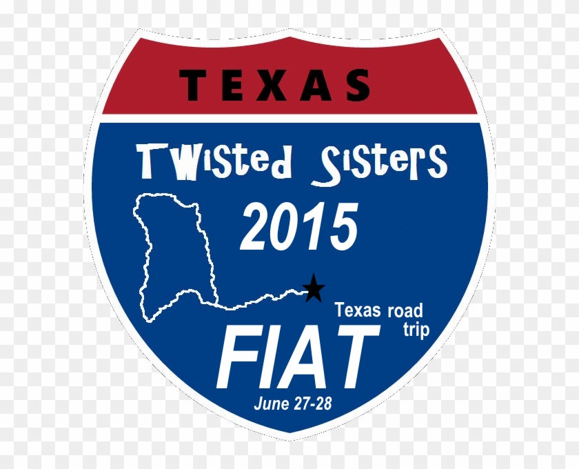 Join Us For The 1st Annual Twisted Sisters Texas Fiat - Label Clipart