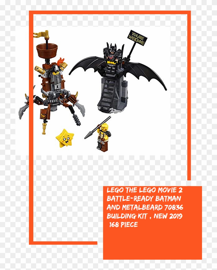 Lego The Lego Movie 2 Battle-ready Batman And Metalbeard - Lego Movie 2 Toys Clipart #5927588