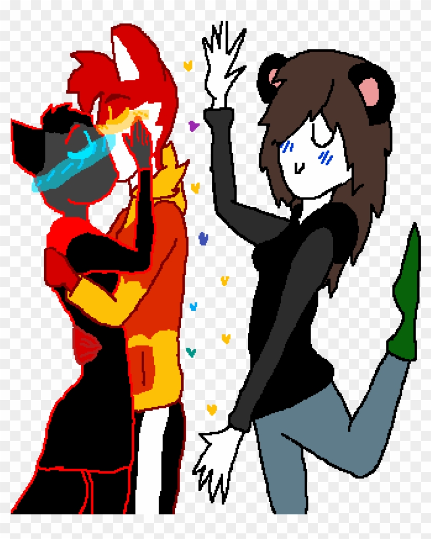 Red X Chey With Sparkles - Cartoon Clipart