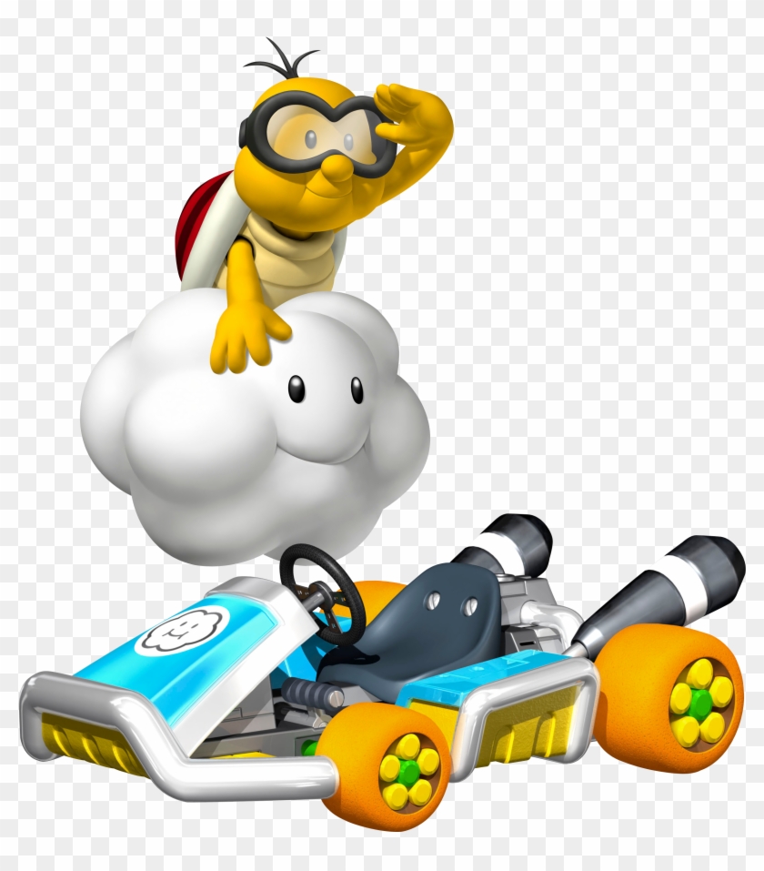 Mario Kart 7 Lakitu Clipart #5927784