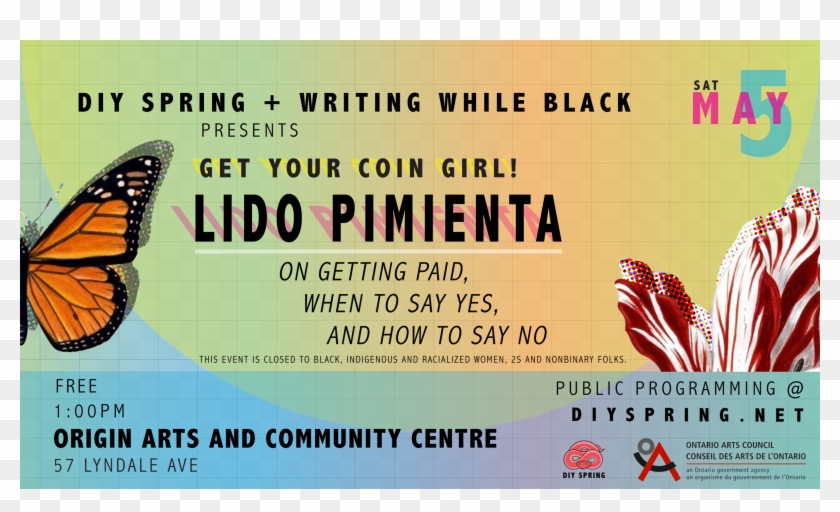 Diy Spring Writing While Black Present Clipart