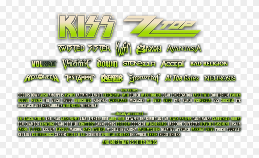 Hellfest 2013 Lineup, Courtest Hellfest - Parallel Clipart