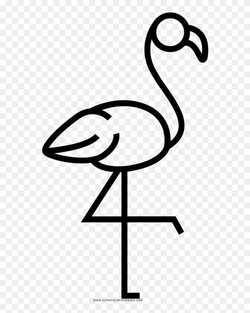Pink Flamingo Coloring Page - West Sydney Flamingos Fc Clipart