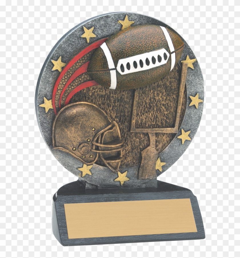 4 1/2″ Football All Star Resin - Baseball Trophy Clipart #5927970