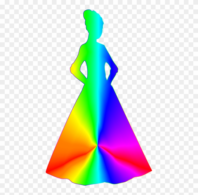 Dress Silhouette Princess Hour Remix - Illustration Clipart #5928639