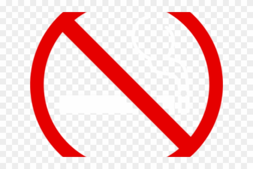 No Smoking Clipart - Circle - Png Download #5928801