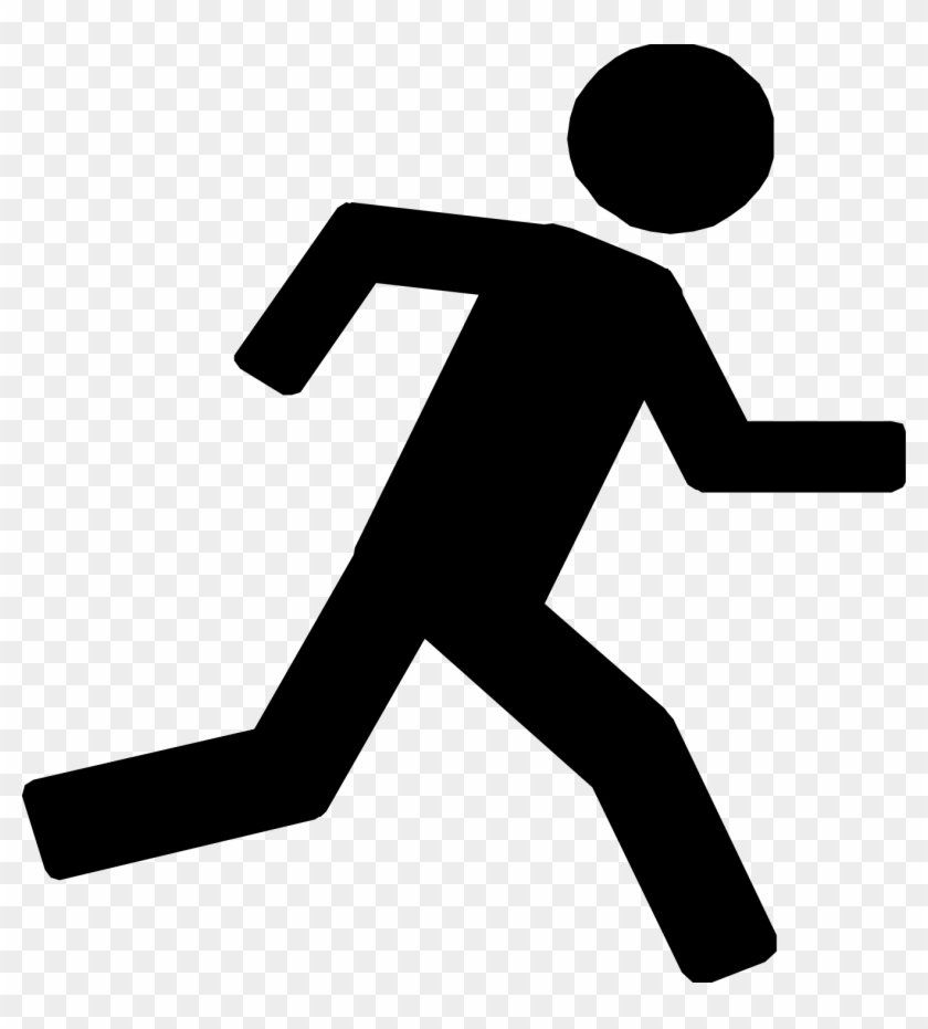 Movement Clipart Running Man - Player - Png Download