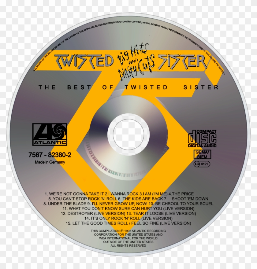 Twisted Sister Big Hits And Nasty Cuts - Twisted Sister Clipart
