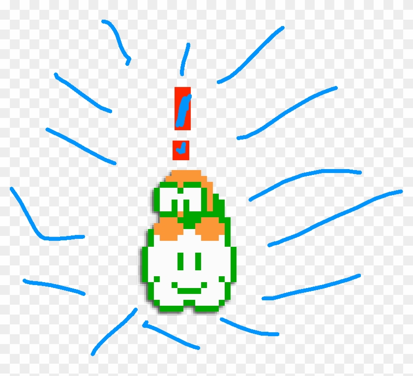Lakitu - Alerted - Perler Beads Mario Cloud Clipart