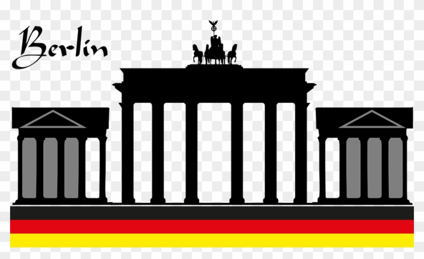 Brandenburg Gate Berlin Capital Landmark - Brandenburg Gate Clipart