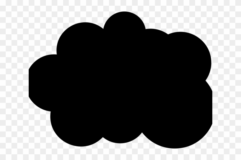 Silhouette Clipart Cloud - Cloud Silhouette Png Transparent Png #5929297