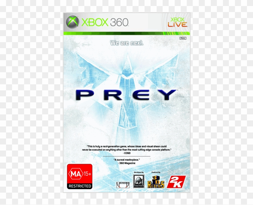 Prey Game Xbox 360 Clipart #5929507