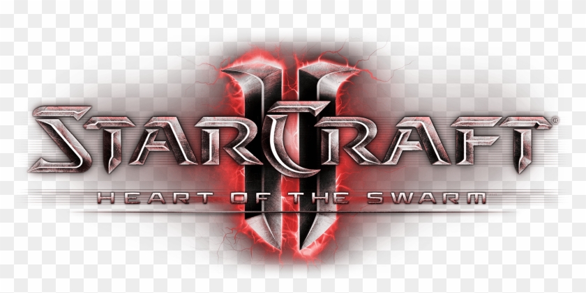 Sc2 Starcraft Ii Heart Of The Swarm Logo Png High Resolution - Starcraft 2 Wings Of Liberty Clipart