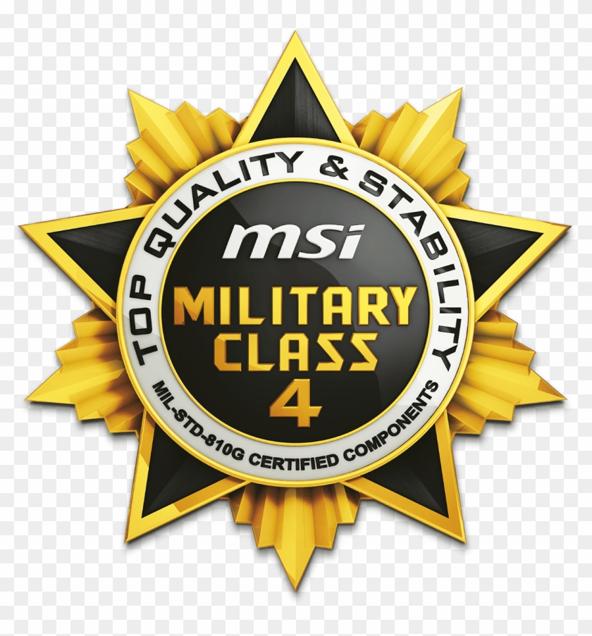 Military Class 4 Components - Msi Clipart #5929718