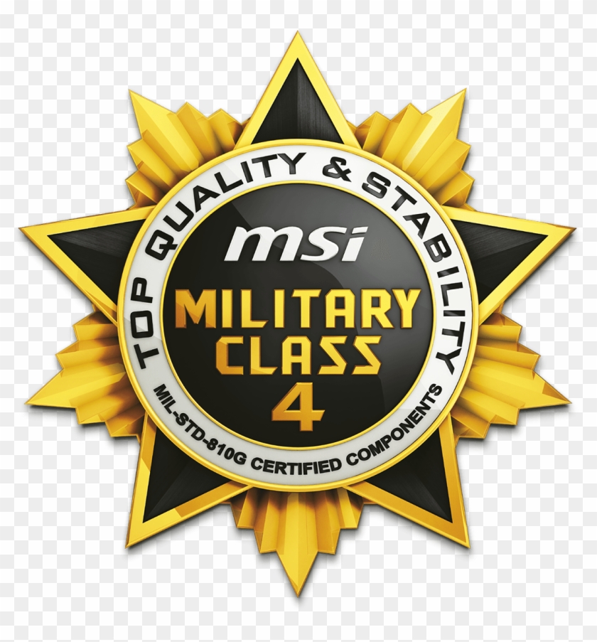 Military Class 4 Components - Msi Clipart