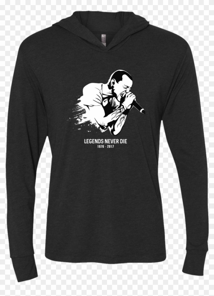 Chester Bennington Legends Never Die Unisex Hooded - Adidas Sweater For Boys Clipart #5930221