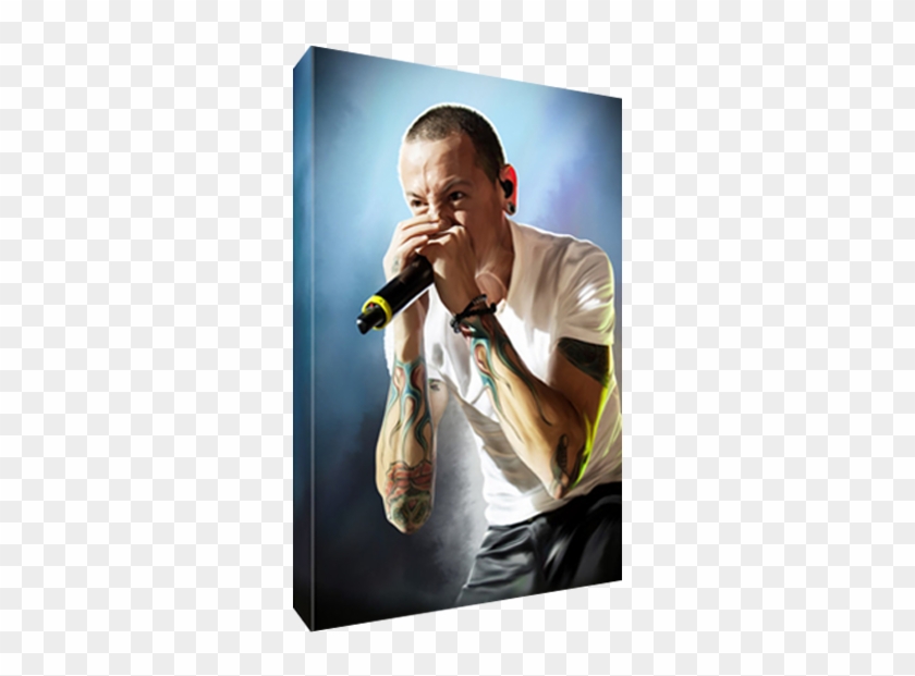 Details About Linkin Park's Chester Bennington Poster - Singing Clipart #5930368