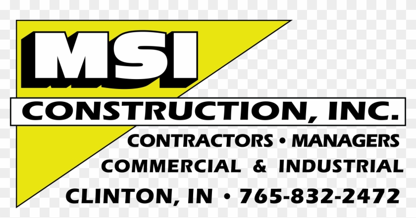 Msi Construction - " - Poster Clipart