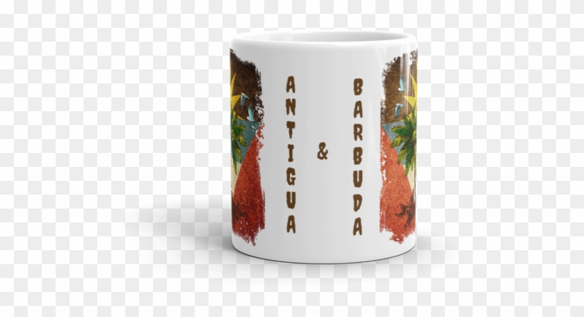 Grunge Flag White Glossy Mug - Coffee Cup Clipart #5930726