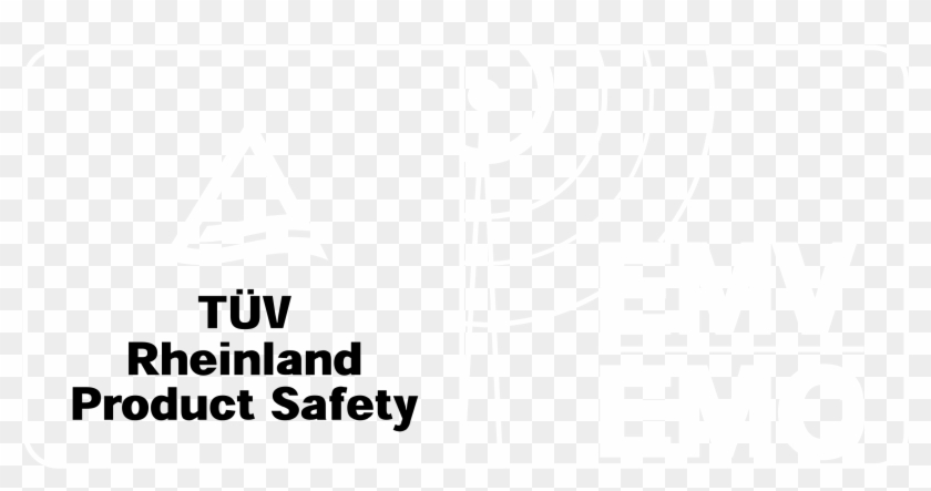 Tuv Emc Emv Logo Black And White - Technischer Überwachungsverein Clipart