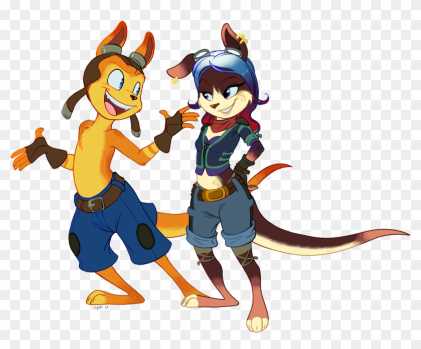 Daxter And Nasrin Rose By C-puff - Cartoon Clipart #5931217